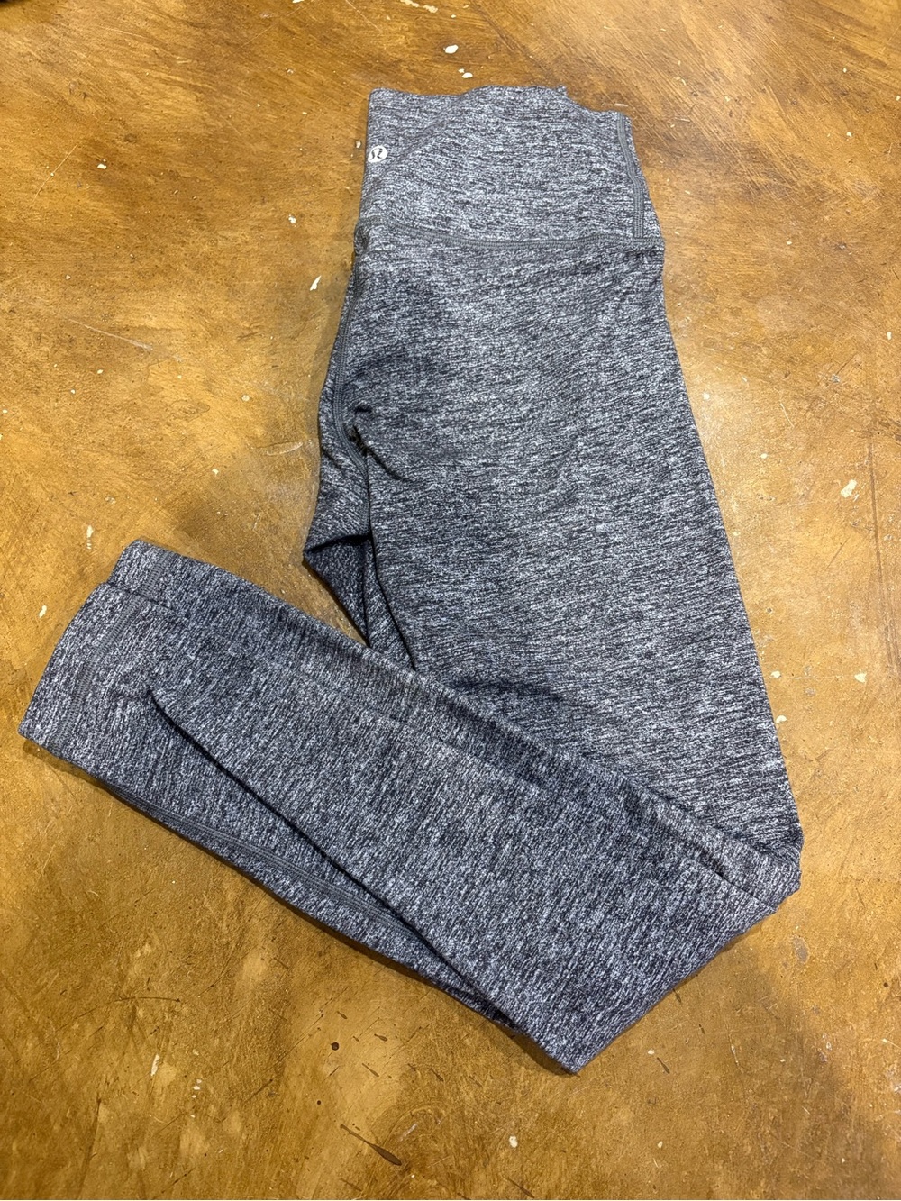 lululemon athletica Heather Charcoal Gray Performance Leggings